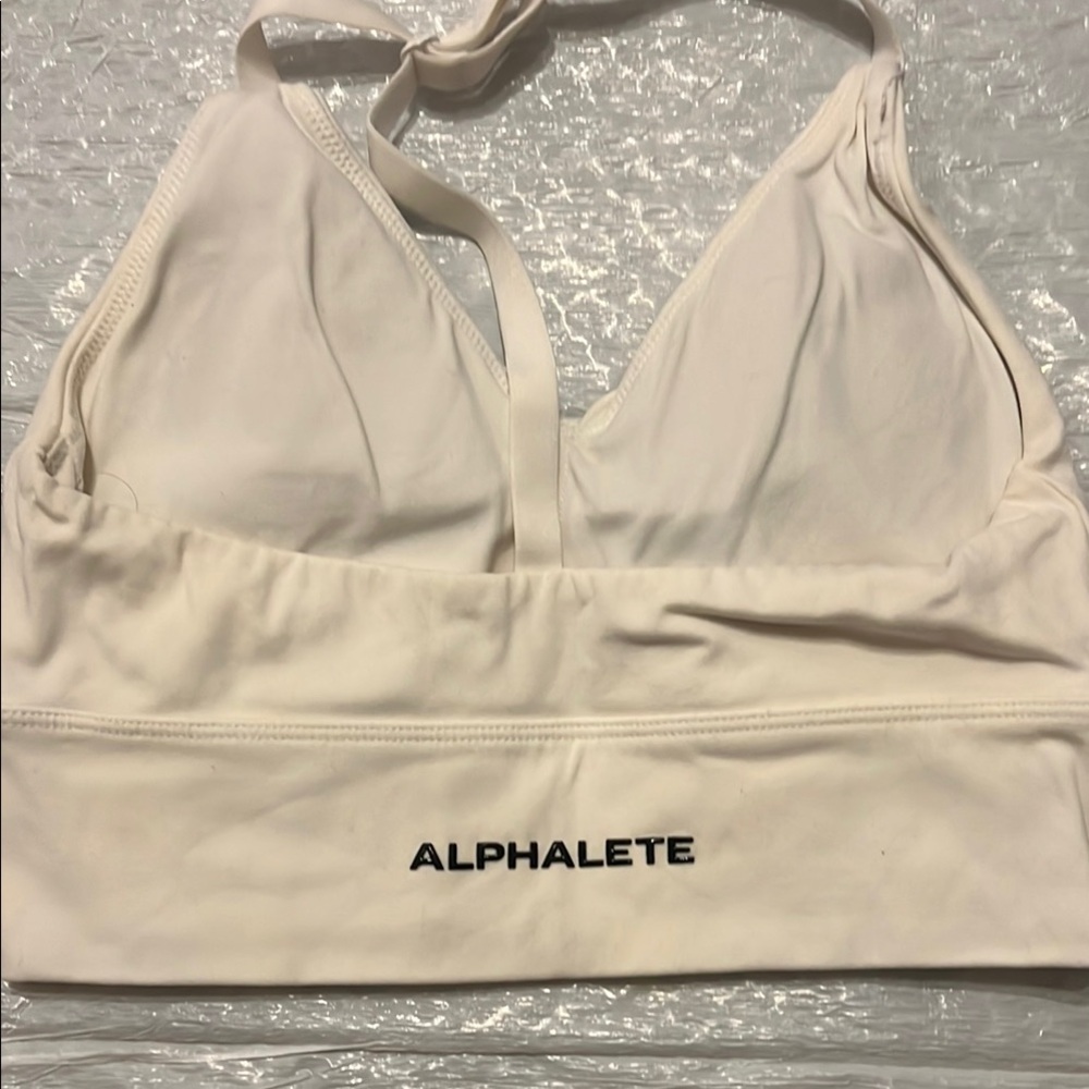 Alphalete Women's White Sports Bra